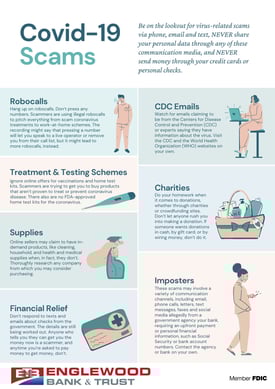 EBT CVD19 Scams Infographic
